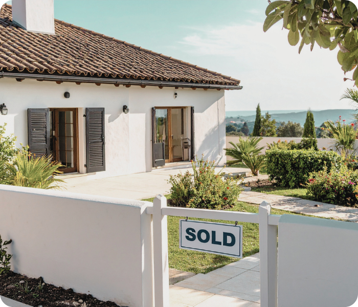 Sold property on the Spanish coast